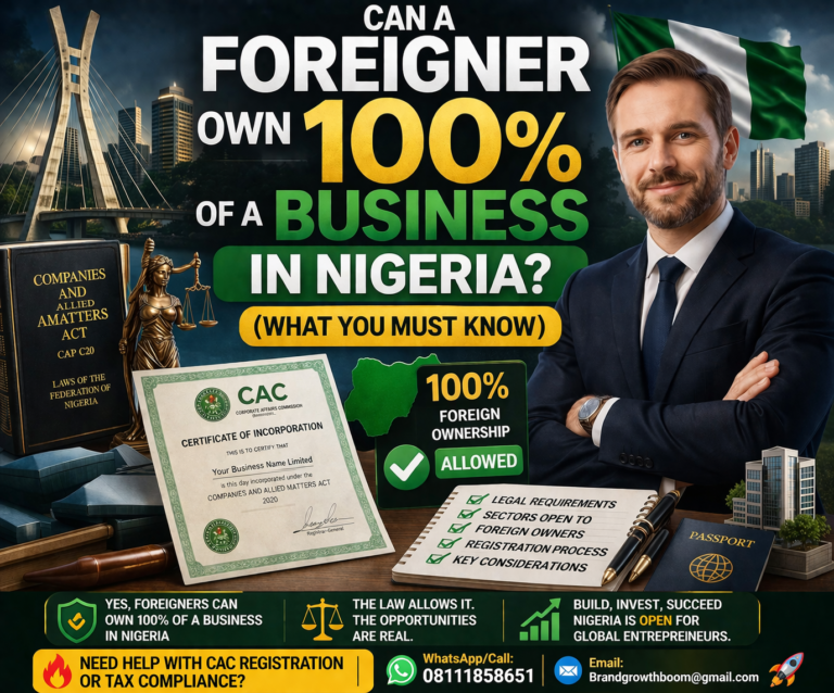 Can a Foreigner Own 100% of a Business in Nigeria