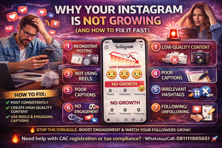 You Ignore Engagement If you don’t interact, your audience won’t either. Fix: Reply to comments, respond to DMs, and engage with other accounts daily.