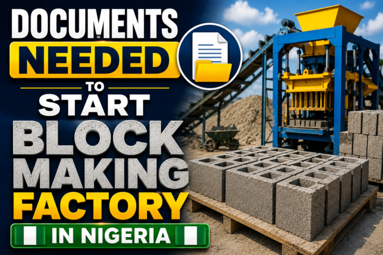 You need proof that you have permission to operate your factory location